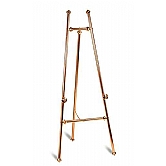 Floor Easel with Ornate Details - Brass Finish